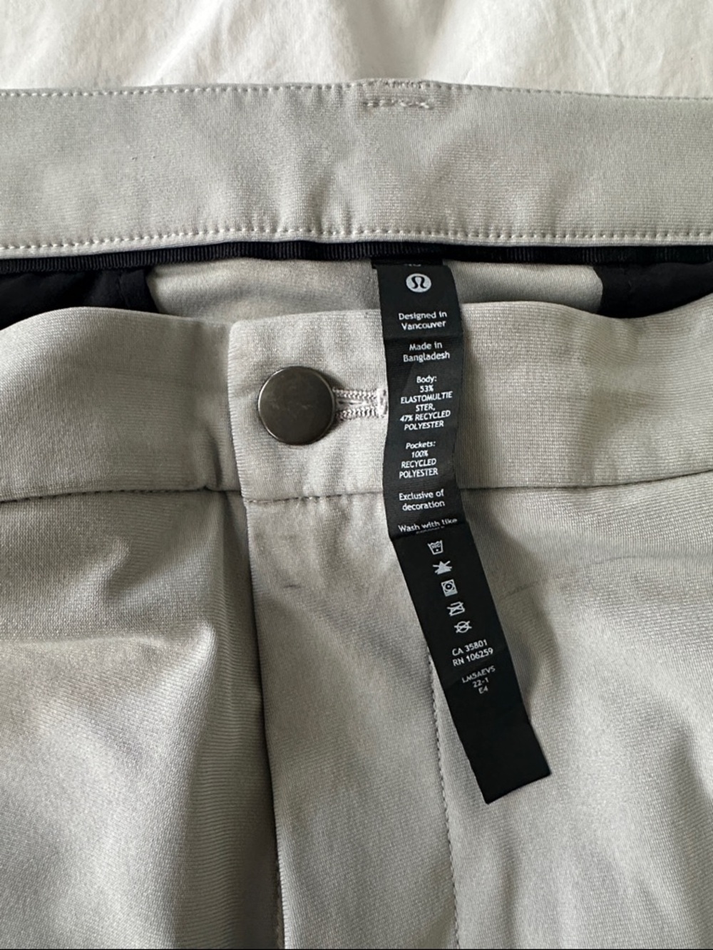 lululemon athletica Light Gray Chinos